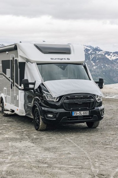 Thermofenstermatte für T Modelle auf Ford Transit